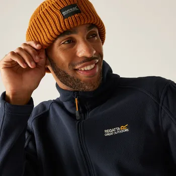 Pánská mikina Regatta Pánská fleece mikina HEDMAN II RMA192 tm. modrá Velikost: XXL
