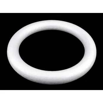 Vánoční dekorace Věnec 35 cm polystyren