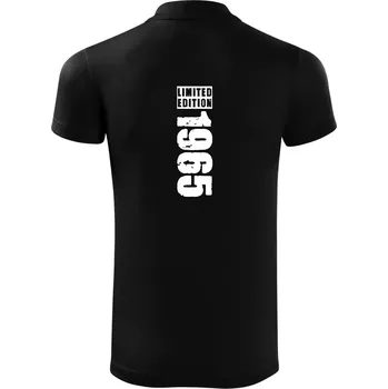 Pánská košile Limited edition 1965 pruh - Polokošile Victory sportovní (dresovina) - 3XL ( Černá )