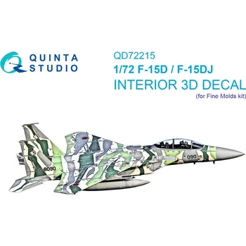 Plastikový model 1/72 F-15D/F-15DJ Eagle 3D&col.interior (FINEM)