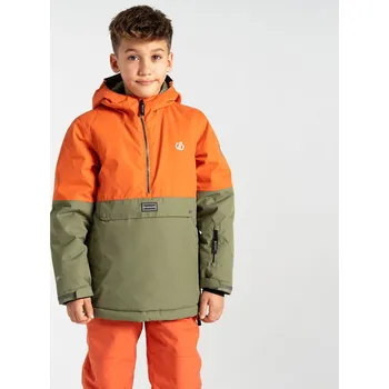 Dare2b Dětská lyžařská bunda Freehand Jacket DKP436 olive-orange Velikost: 140