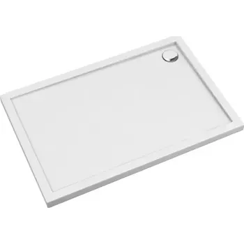 Sprchová vanička OMNIRES - MERTON akrylátová sprchová vanička obdélníková, 80 x 100 cm bílá lesk /BP/ MERTON80/100/PBP
