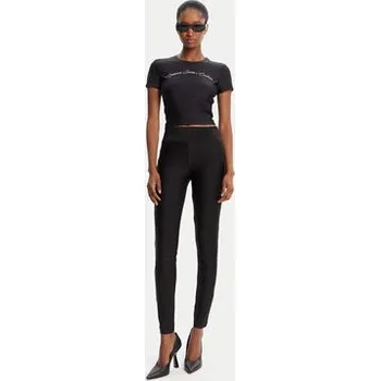 Dámské legíny Versace Jeans Couture Legíny 79HAC114 N0008 Černá Slim Fit XS