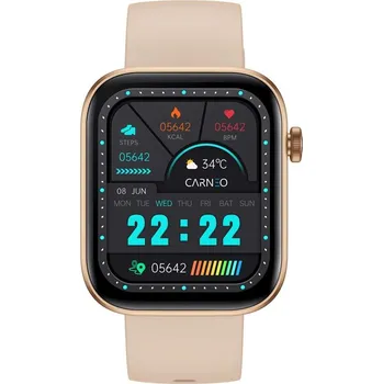 Chytré hodinky Chytré hodinky Carneo Zenith HR+ - zlaté