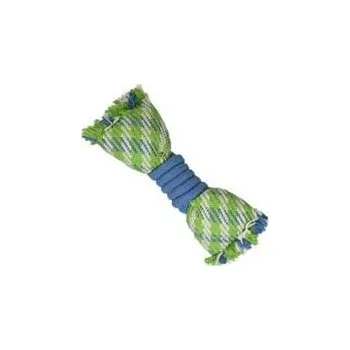 Polštář Lanový polštář mašle XXL pískající zeleno-modrý 48cm