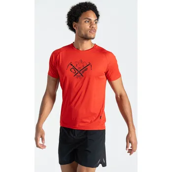 Dare2b Pánské funkční triko Tech DMT746 červená Velikost: L