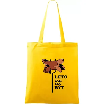 Léto jak má být - Taška bavlněná - 42 x 38 cm ( Žlutá )