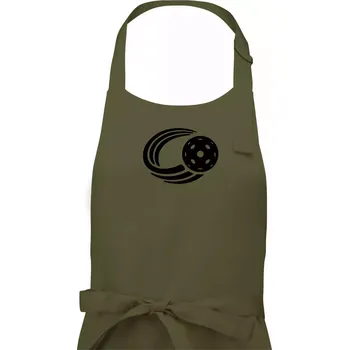 Kuchyňská zástěra Florbal míček - Pánská zástěra na vaření - Univerzální velikost ( Khaki )