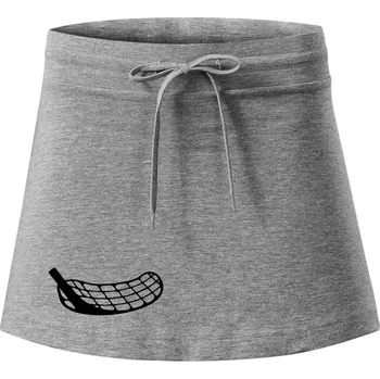 Dámské oblečení Florbalová čepel - Sportovní sukně - two in one - S ( Tmavě šedý melír )