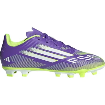 Kopačky adidas F50 Club Juniors Firm Ground Football Boots Purple/White 3 (35.5)