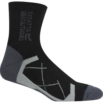 Pánské ponožky Regatta Outdoorové ponožky 2 páry RMH047 šedá Velikost: 9-12