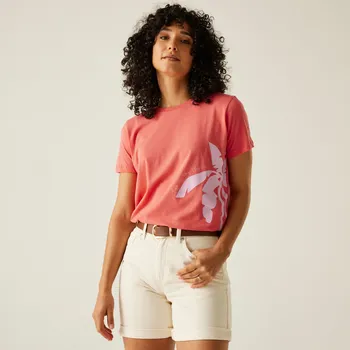 Dámské tričko Regatta Dámské bavlněné triko Filandra IX RWT327 peach Velikost: 42