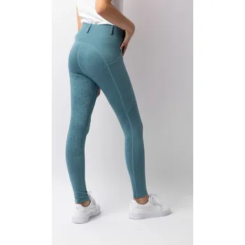 Jezdecké kalhoty Dětské legíny Horze Dea - se silikonovým sedem, 122/128 - Černá