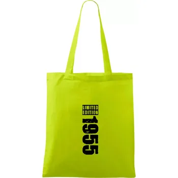 Limited edition 1955 pruh - Taška bavlněná - 42 x 38 cm ( Limetková )