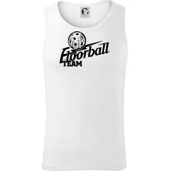 Florbal team - Tílko pánské Core - 2XL ( Bílá )