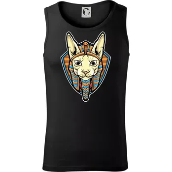 Pánské termoprádlo Egyptská kočka - Tílko pánské Core - XL ( Černá )