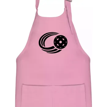 Kuchyňská zástěra Florbal míček - Dětská zástěra na vaření - Univerzální velikost ( Růžová )
