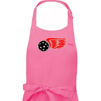 Kuchyňská zástěra Okřídlený míček - Pánská zástěra na vaření - Univerzální velikost ( Růžová )