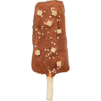 Pamlsek pro psa Trixie Denta Fun Ice Duck Pop žvýkací kachní nanuk se sýrem a sladkou bramborou 45 g