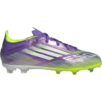 Kopačky adidas F50 Elite Childrens Firm Ground Football Boots Purple/White 1 (33)