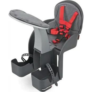 cyklosedačka WeeRide SafeFront Classic Přední cyklosedačka na kolo, šedá