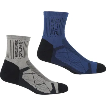 Dámské ponožky Regatta Outdoorové ponožky 2 páry RMH047 modrá Velikost: 9-12