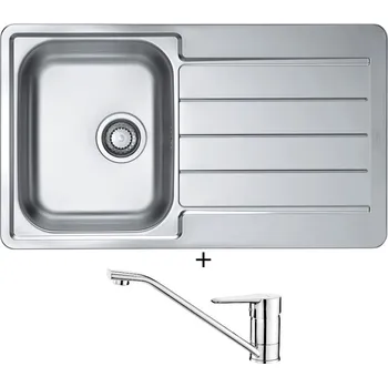 Nerezový dřez Nerezový dřez SET Alveus LINE 20 MAXIM nerez + Deante CORIO BFC 060M chrom