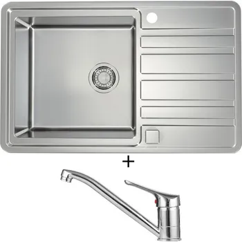 Nerezový dřez Nerezový dřez SET Alveus RANDO 30 nerez + Alveus RIVIERA X chrom