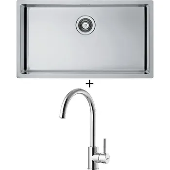 Nerezový dřez Nerezový dřez SET Alveus Quadrix 60 nerez + Alveus ROXA chrom