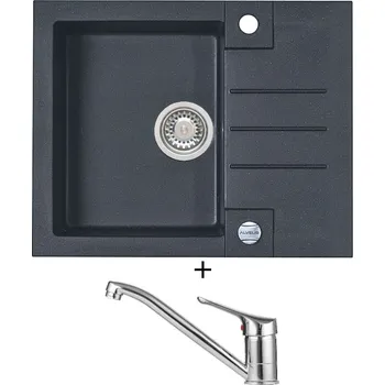 Granitový dřez Granitový dřez SET Alveus ROCK 30 twilight 05 + Alveus RIVIERA X chrom