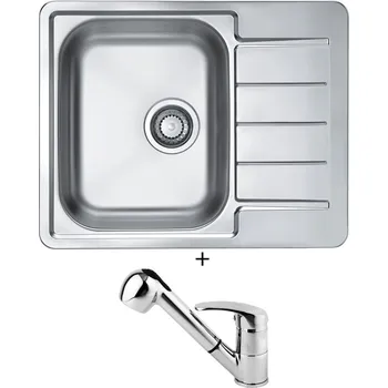 Nerezový dřez Nerezový dřez SET Alveus LINE 110 nerez + Alveus OAZA chrom