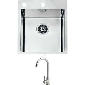 Nerezový dřez Nerezový dřez SET Alveus PURE 10 nerez + Alveus VIOLA nerez