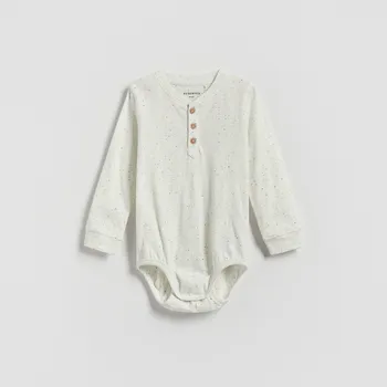 Kojenecký body Reserved - Body s vysokým podílem bavlny - krémová - 951FG-01X - 951FG-01X-92