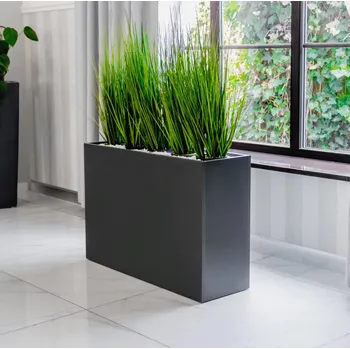 Truhlík Květinový truhlík 70x135x30 cm, antracit 0164