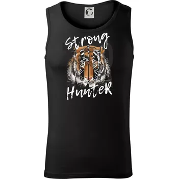 Tygr - Strong Hunter - Tílko pánské Core - XL ( Černá )