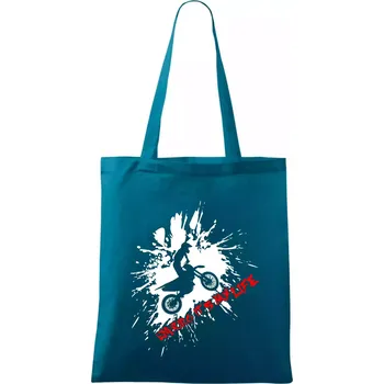 Enduro its my life - Taška bavlněná - 42 x 38 cm ( Petrolejová )