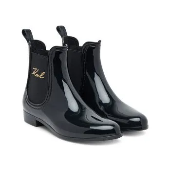 Dámské holínky Holínky KARL LAGERFELD Kalosh II KL94775 Černá 36