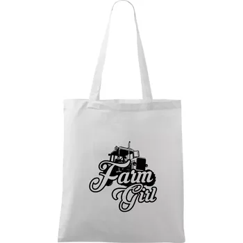 Farm Girl - Taška bavlněná - 42 x 38 cm ( Bílá )