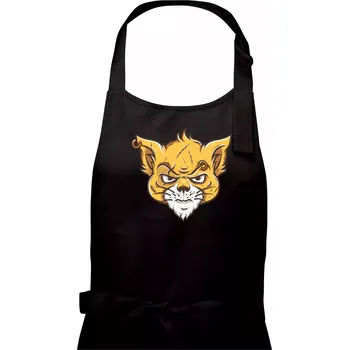 Kuchyňská zástěra Nasraná kočka Thug life - Dámská zástěra na vaření - Univerzální velikost ( Černá )