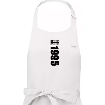 Kuchyňská zástěra Limited edition 1995 pruh - Dámská zástěra na vaření - Univerzální velikost ( Bílá )