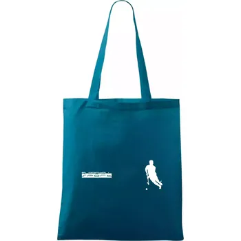 Floorball sport - Taška bavlněná - 42 x 38 cm ( Petrolejová )