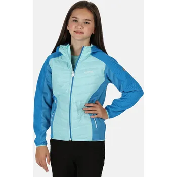 Chlapecká mikina Regatta Dětská hybridní mikina Kielder IV RKN099 tyrkysová Velikost: 116
