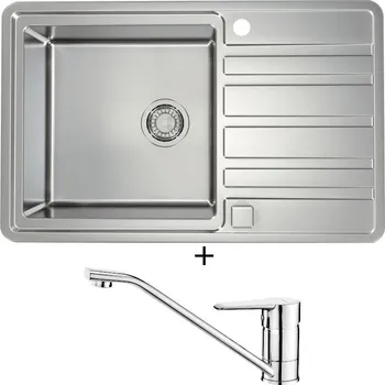 Nerezový dřez Nerezový dřez SET Alveus RANDO 30 nerez + Deante CORIO BFC 060M chrom