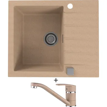 Granitový dřez Granitový dřez SET Alveus CADIT 10 beige 55 + Alveus NINA beige 55