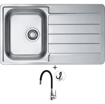 Nerezový dřez Nerezový dřez SET Alveus LINE 20 MAXIM nerez + Alveus MINTAS chrom/černá