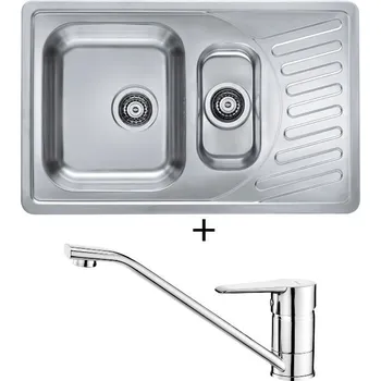 Nerezový dřez Nerezový dřez SET Alveus ELEGANT 110 nerez + Deante CORIO BFC 060M chrom