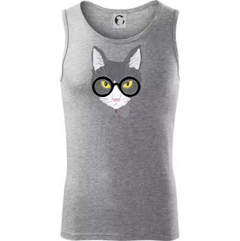 Hipster Mikeš - Tílko pánské Core - 2XL ( Tmavě šedý melír )