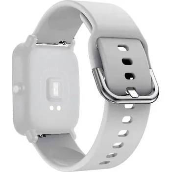 Řemínek na hodinky Silikonový řemínek Ricardo 22mm (pro Polar Vantage M2, V3, Grit X), šedý, Quick Release