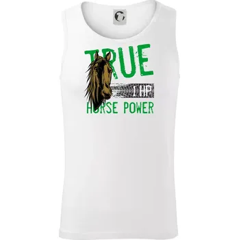 True Horse Power 1 HP - Tílko pánské Core - M ( Bílá )