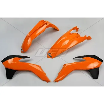 UFO sada plastů KTM EXC '14-'16 (oranžová/černá)
